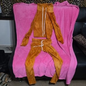 Burnt Orange/Brown Two-Piece